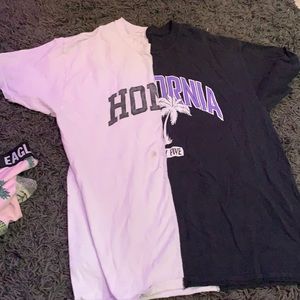 Black and white shirt